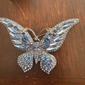 Sparkling Butterfly Brooch